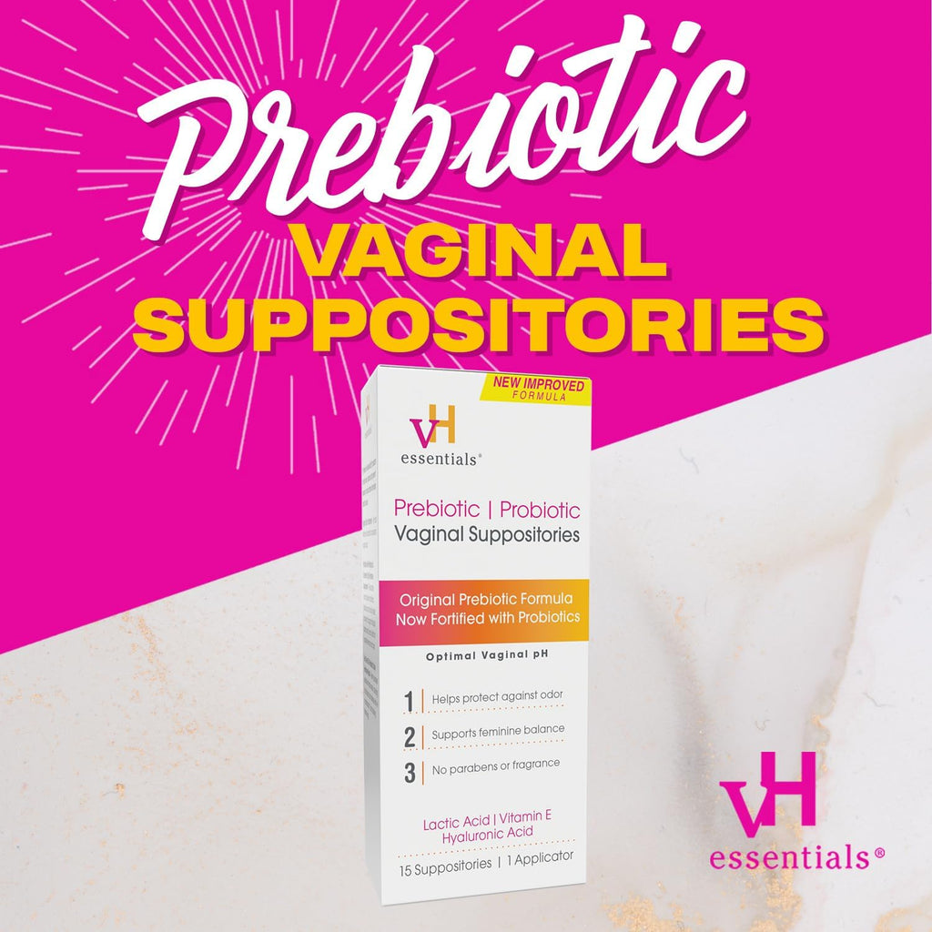15 Count Prebiotic PH Balanced Vaginal Suppositories Q556
