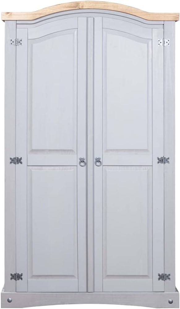 Grey 2 Doors Wardrobe E663
