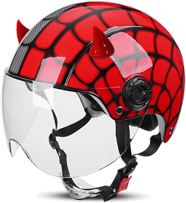 Youth Motorcycle Half Helmet with Visor N706