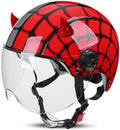 Youth Motorcycle Half Helmet with Visor N706