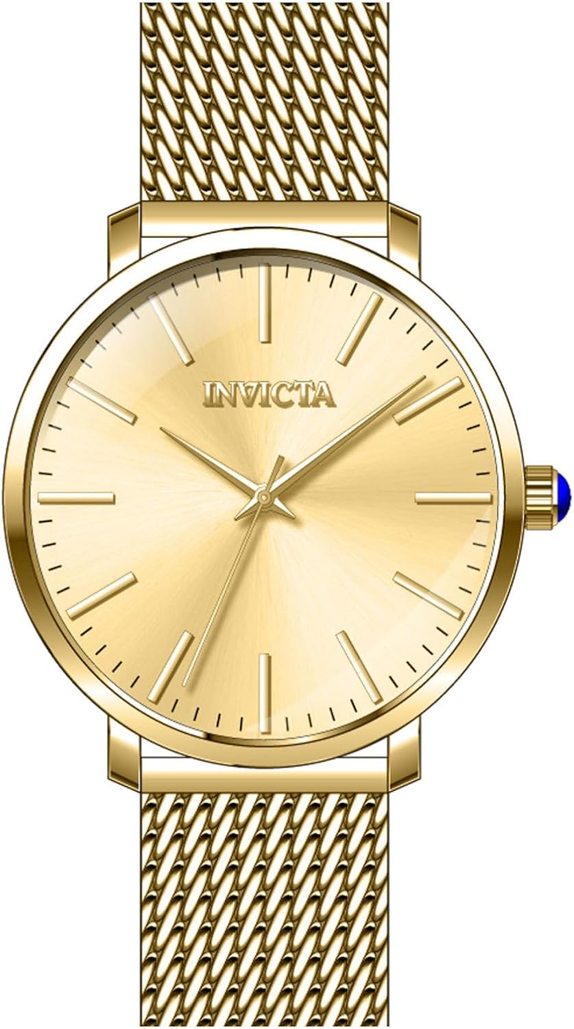 Gold Stainless Steel Quartz Watch Z3076