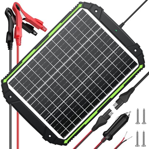 25 Watt 12 Volt Solar Panel Battery Charger with MPPT Charge Controller Q9468