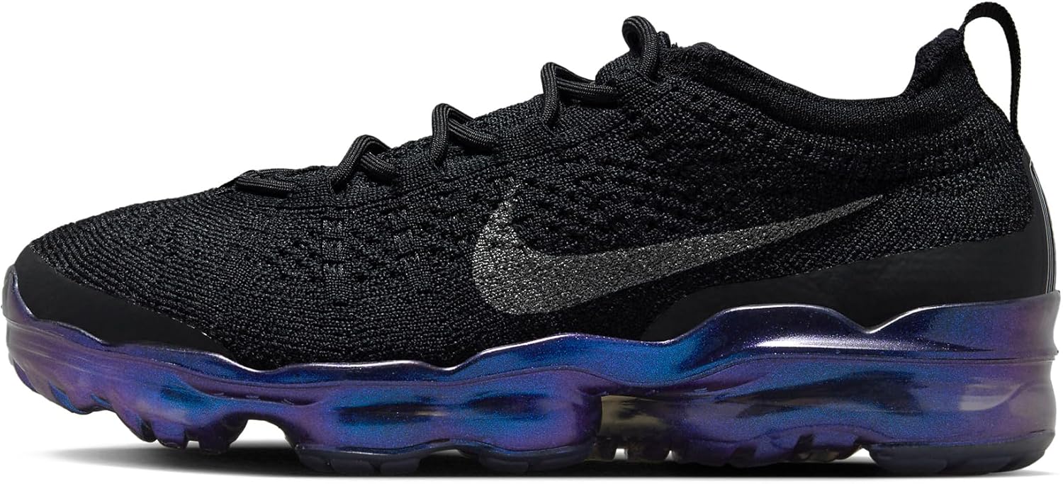 Black Metallic Silver Multi-Color Flyknit Shoes E67075