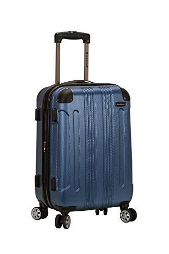 Blue Hardside Expandable Luggage with Spinner Wheels, Carry-On 20-Inch I38414