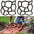 2 Packs 18.9 x 18.9 x 1.8 inch Concrete Stepping Stone Mold I519446