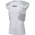 White Compression Football Top U8525