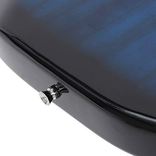 Blue Full Size Electric Guitar with Amp and Case U591923