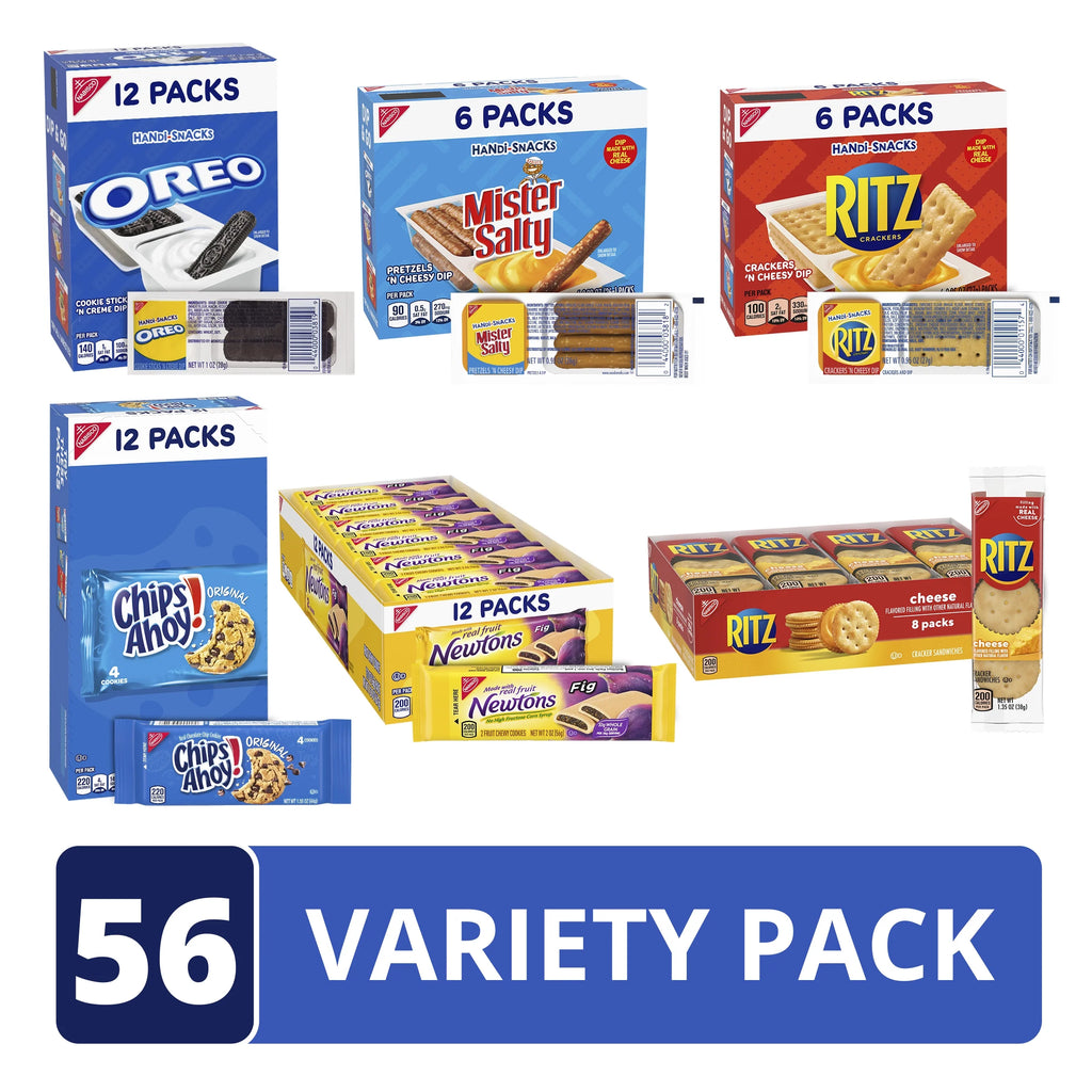 56 Snack Packs Variety Pack S830721