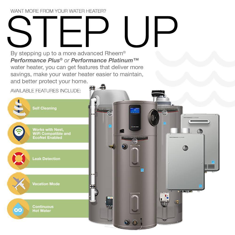 50 gal Short Natural Gas Tank Water Heater B762