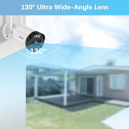 5MP Outdoor Wireless Security Camera System A1863