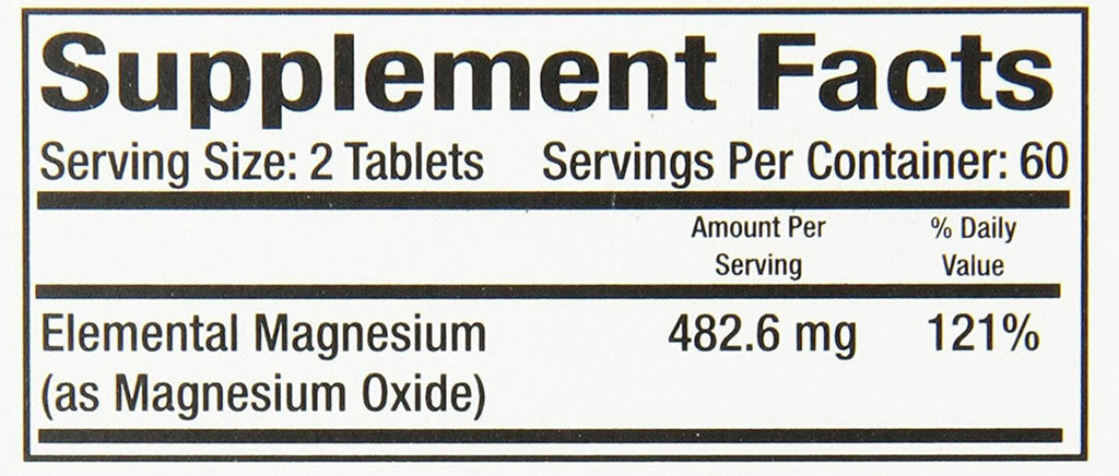 120 Tablets Magnesium Supplement 2 Pack C4652