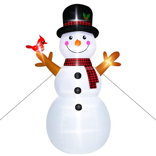 16FT Christmas Inflatable Snowman Outdoor Decorations with LED Lights Y187