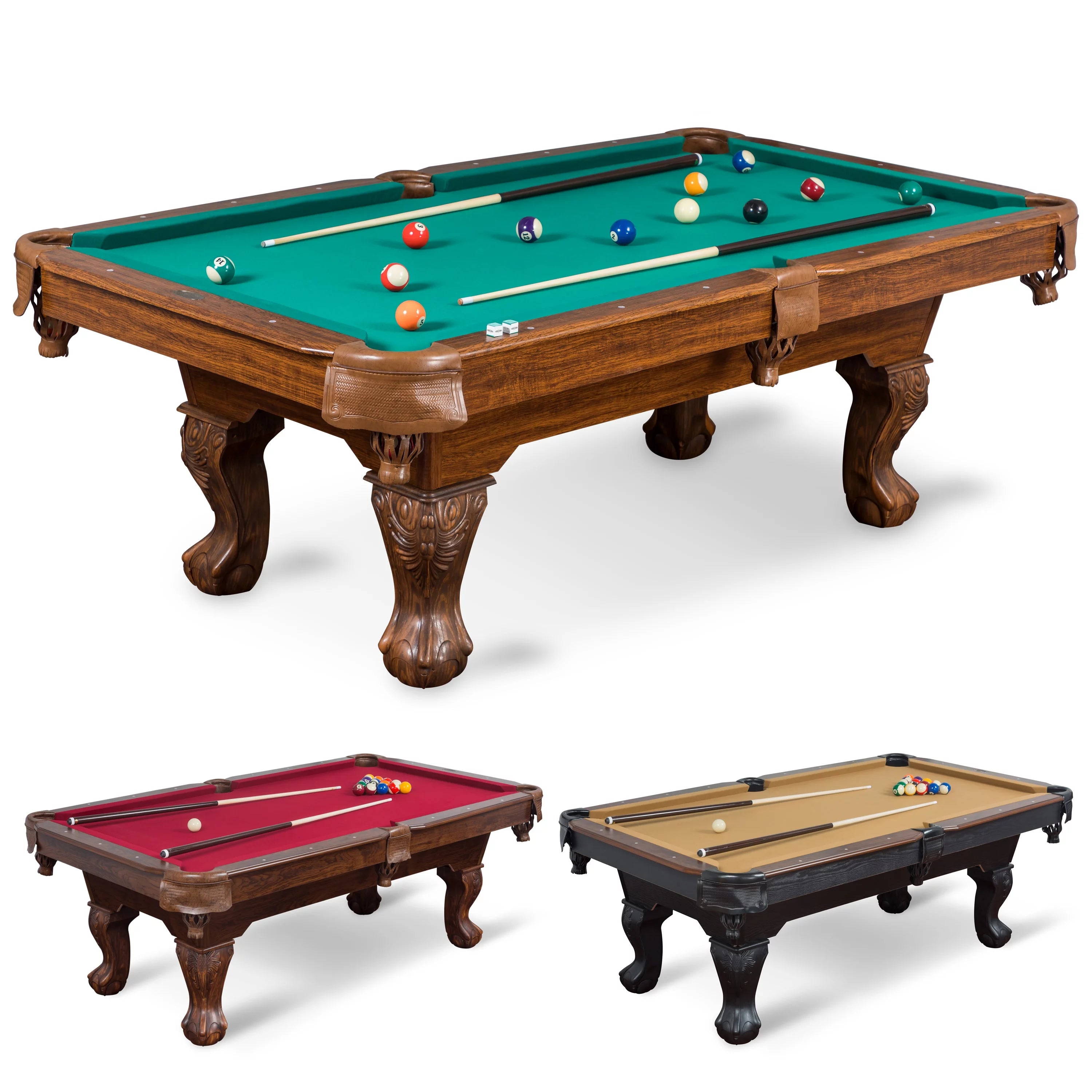Green Billiard Pool Table U379939