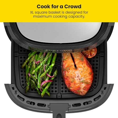 XL 8-Qt Air Fryer, Stainless Steel, Nonstick Q995