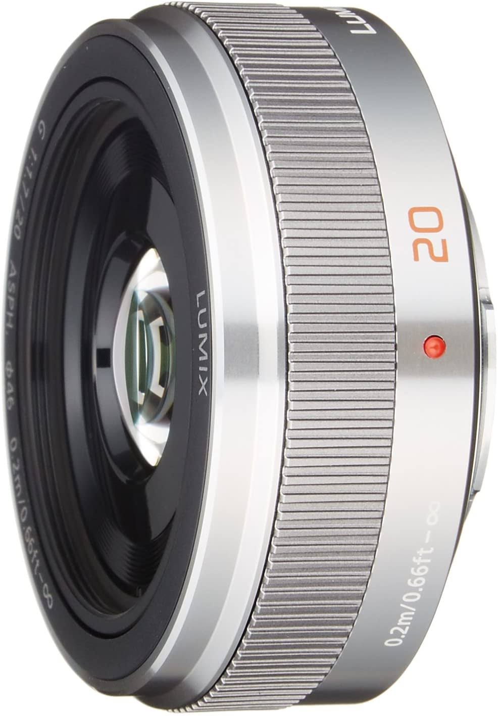 Silver 20mm F1.7 Lens for Micro Four Thirds H716