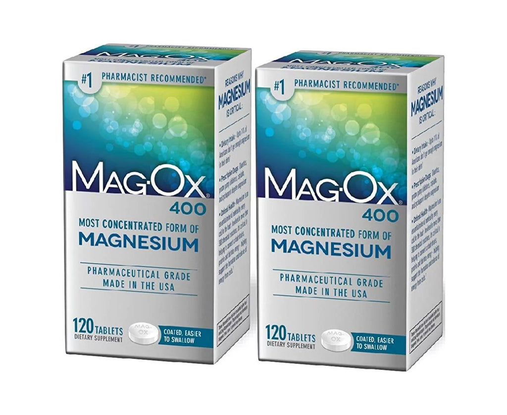 120 Tablets Magnesium Supplement 2 Pack C4652