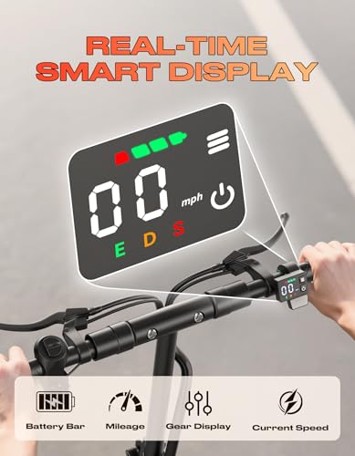 1500W Peak Motor 45 Miles Range 30MPH Top Speed 10" Off Road Tires Dual Suspension Folding Electric Scooter H790391