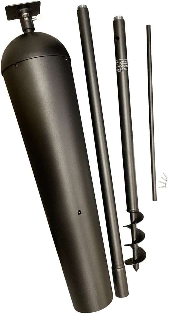 Bird Feeder Mounting Pole with Baffle R821065