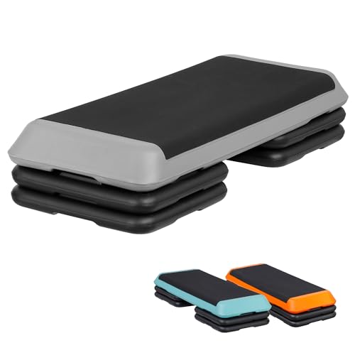 Adjustable Aerobic Stepper with 4 Risers W8435