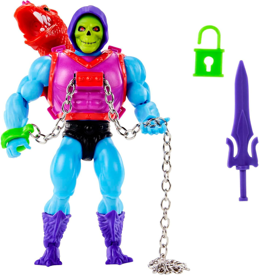 Deluxe Dragon Blast Skeletor 5.5-in Action Figure with Accessories T571