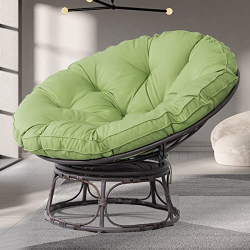 Blue Large Papasan Chair with Cushion and Frame F792698
