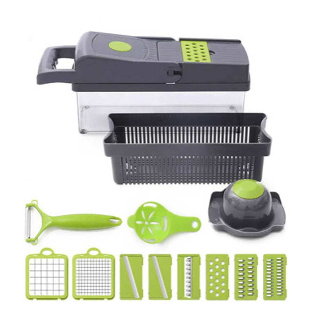 Food Chopper 8 Blade Vegetable Slicer with Container R15951