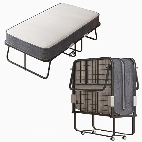 Folding Bed with 5'' Memory Foam Mattress V949