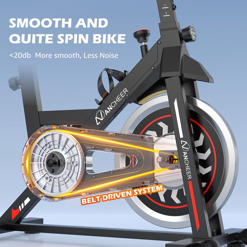 Stationary Exercise Spin Bike with LCD Monitor G618