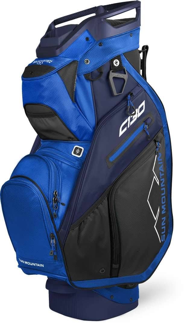 Black Charcoal White Red Cart Bag Z189