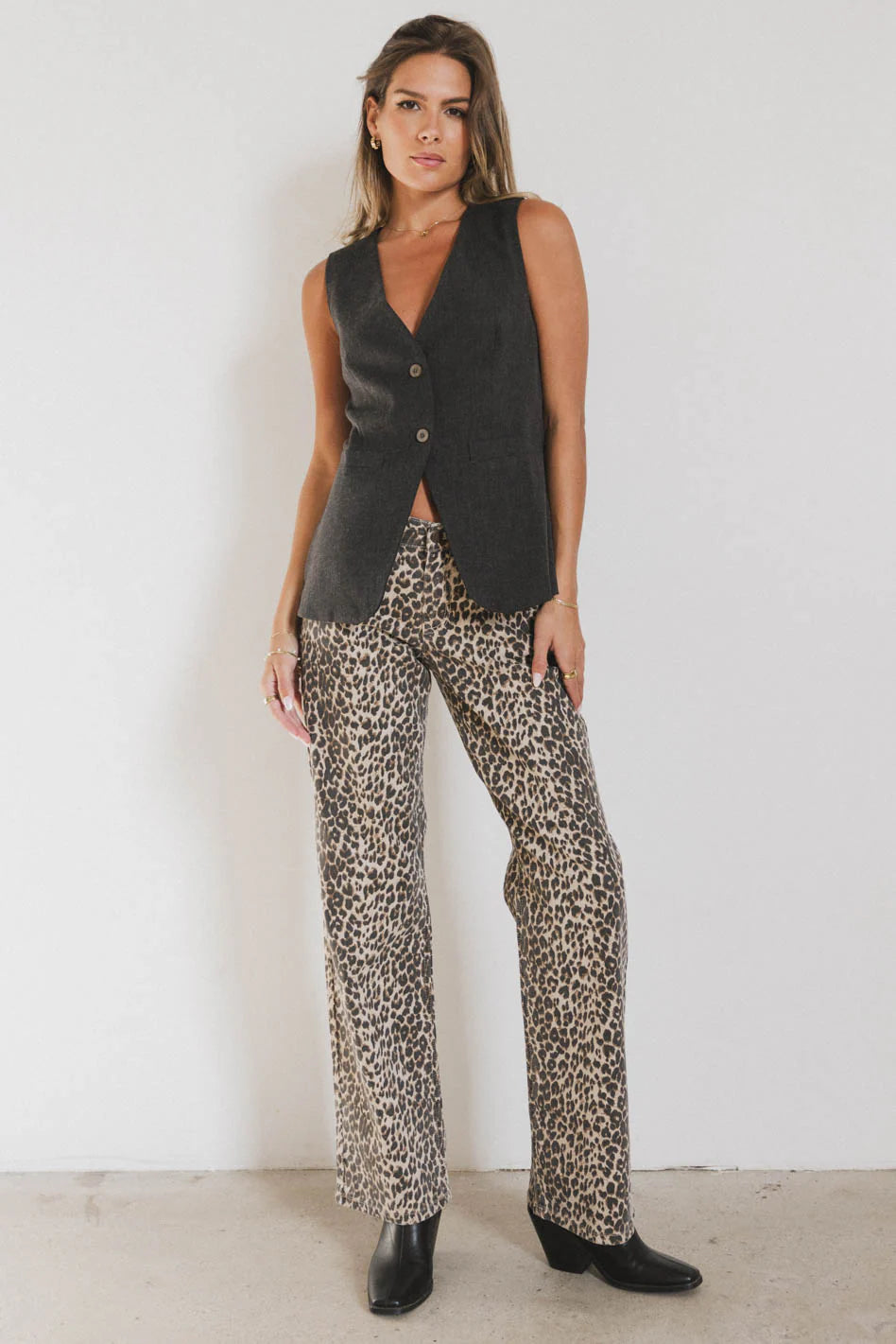 Tweed Vest A979