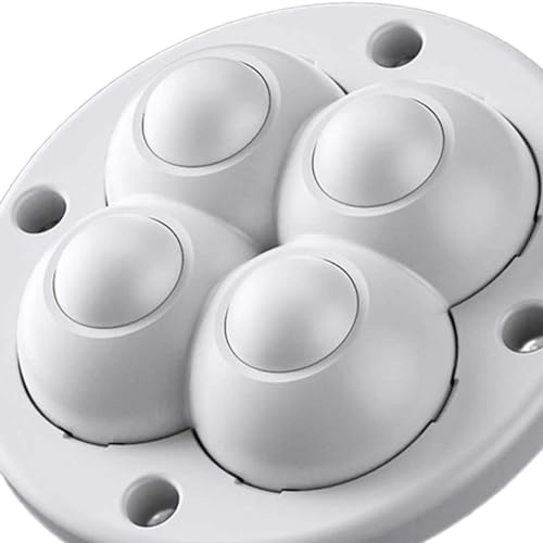 4-Pack Black Rotating Caster Wheels T983
