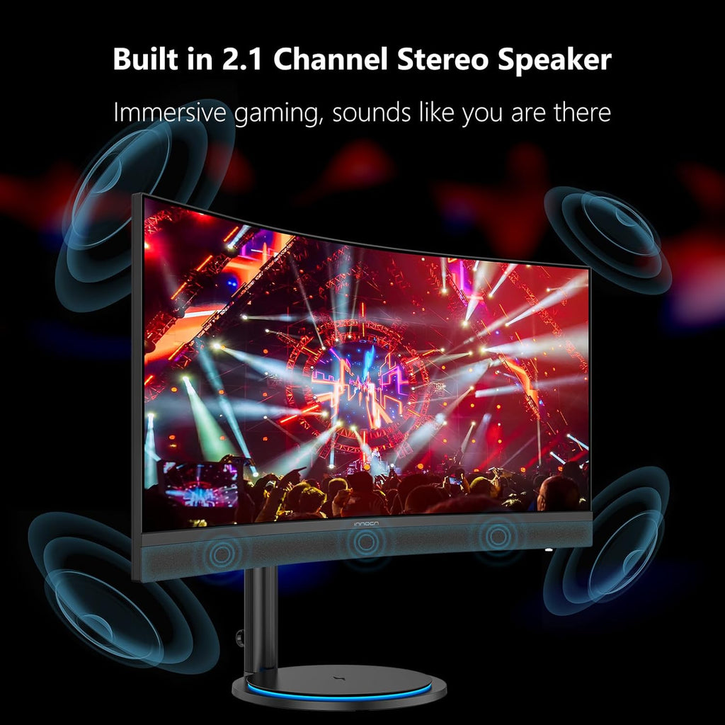 34" Curved Ultrawide Gaming Monitor 3440 x 1440p 165Hz Black P34512