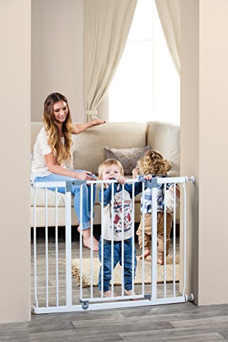 White Extra-Wide Baby Safety Gate K8534