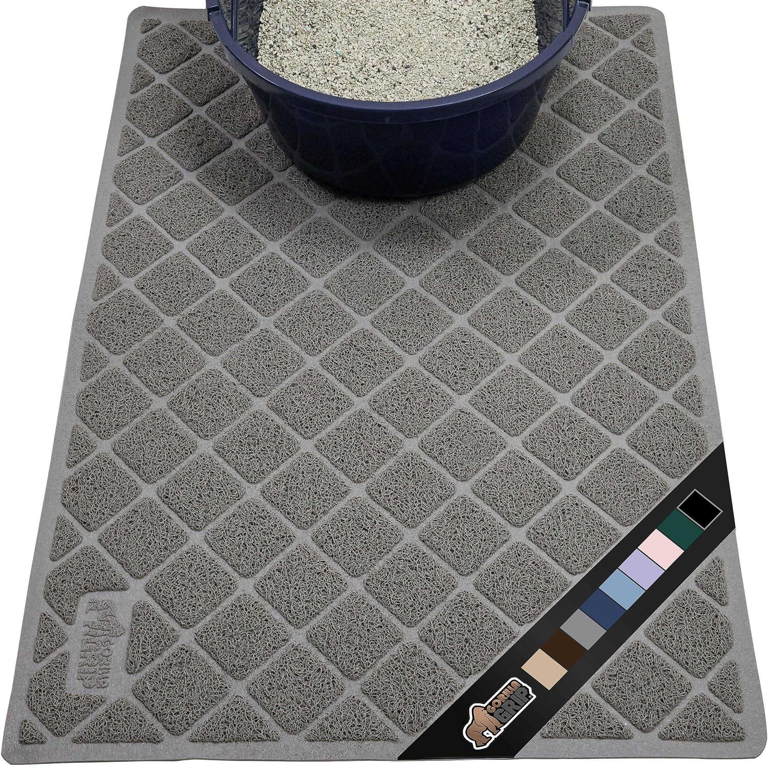 100% Waterproof Cat Litter Box Trapping Mat W2929
