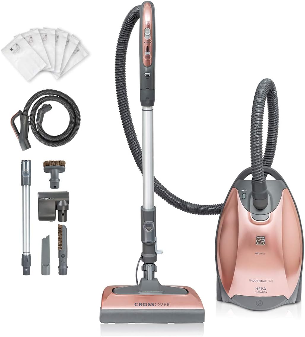 Lightweight Bagged Canister Vacuum Cleaner with HEPA I215148