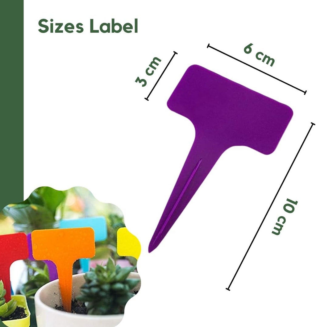 Vertical Garden Stackable Planter 3 Pots with Wheels and Plant Labels L480