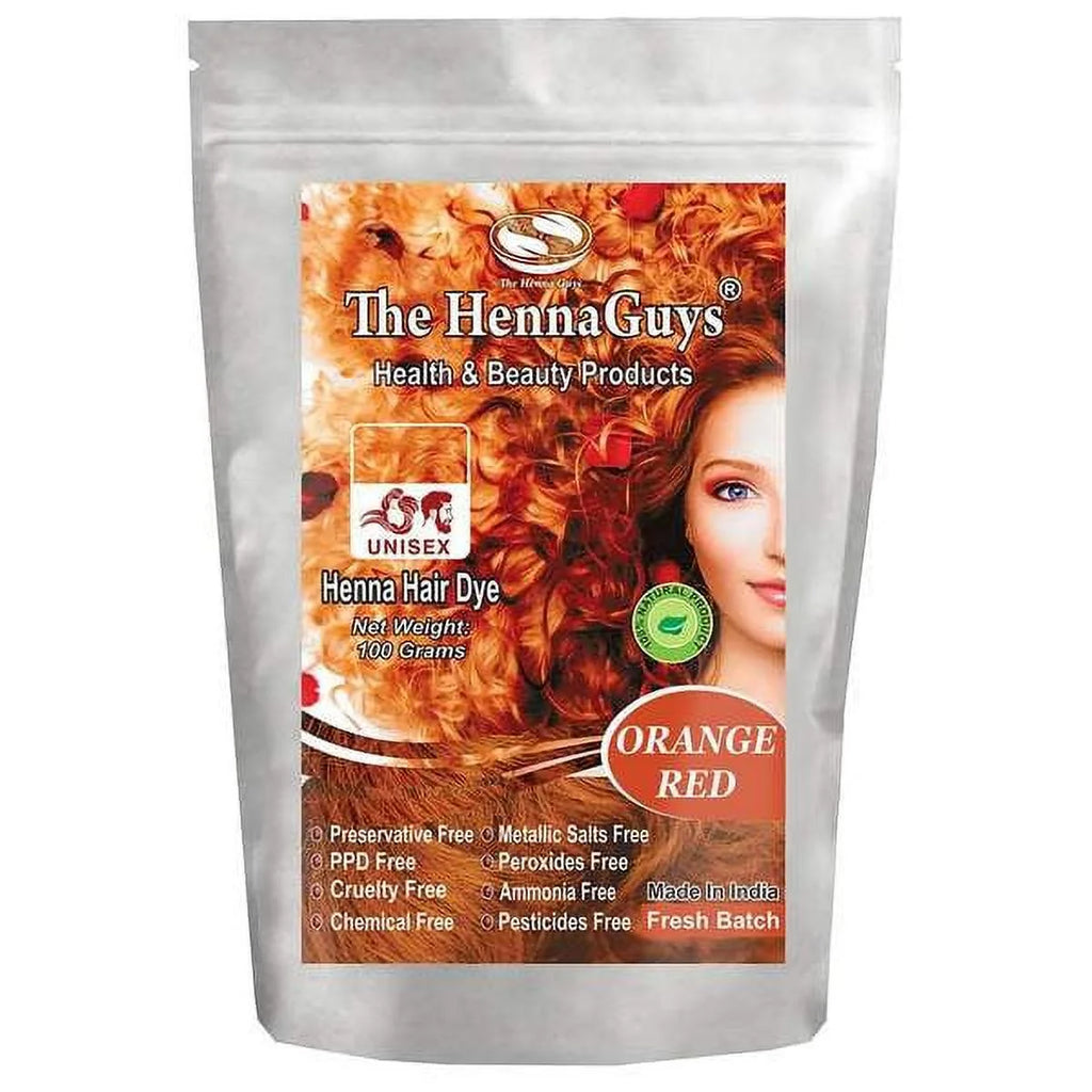 2 Packs Orange Red Henna For Hair 100 Grams R847100