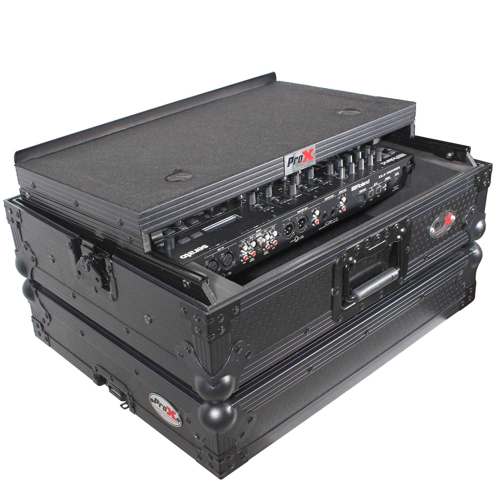 Black Flight Case for Roland DJ-707M C307