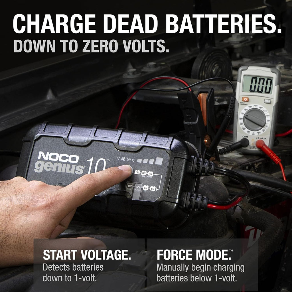 10-Amp Portable Battery Charger D600217