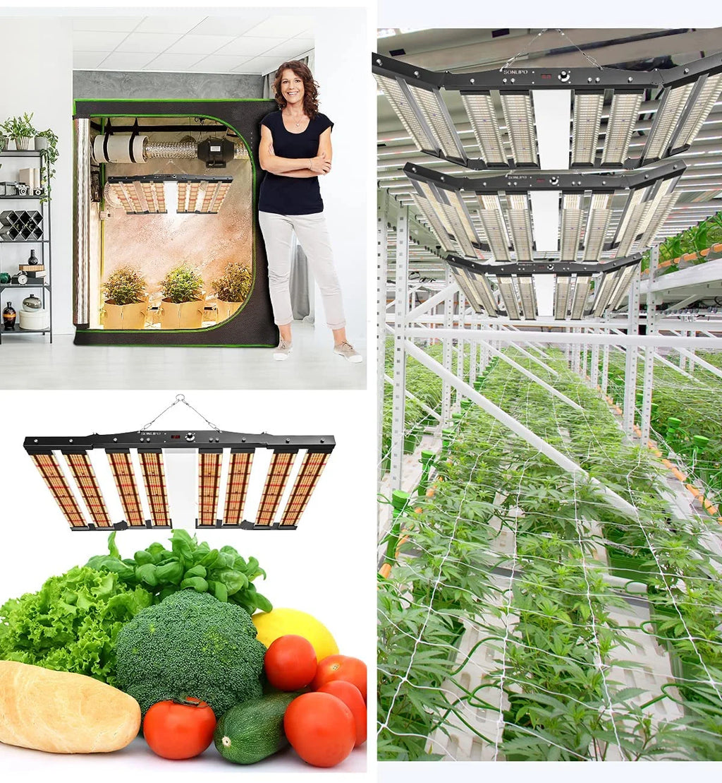 650W LED Grow Light with Full Spectrum UV & IR N376